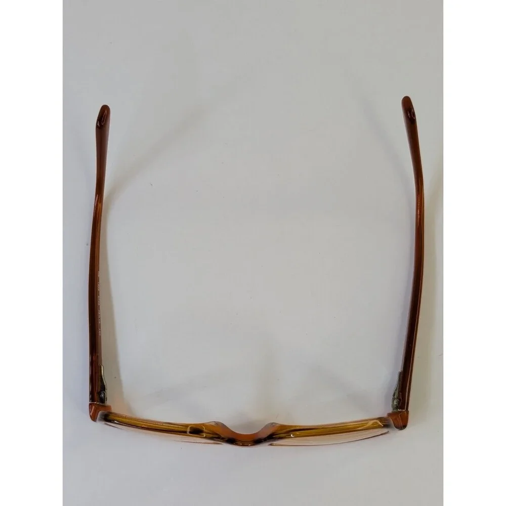Ray-Ban Junior RY1536 3732 Kids Eyeglasses Frames Only Amber Brown Cat-Eye 46mm